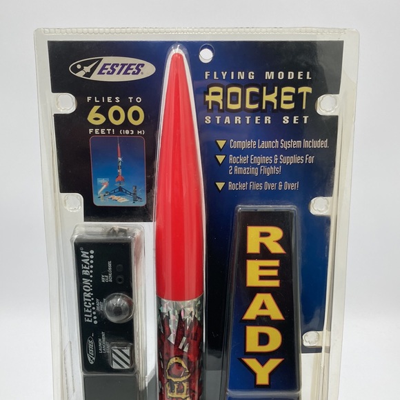 Vintage Estes Flying Model Rocket Starter Set Code Red New Sealed Rare - Picture 9 of 10